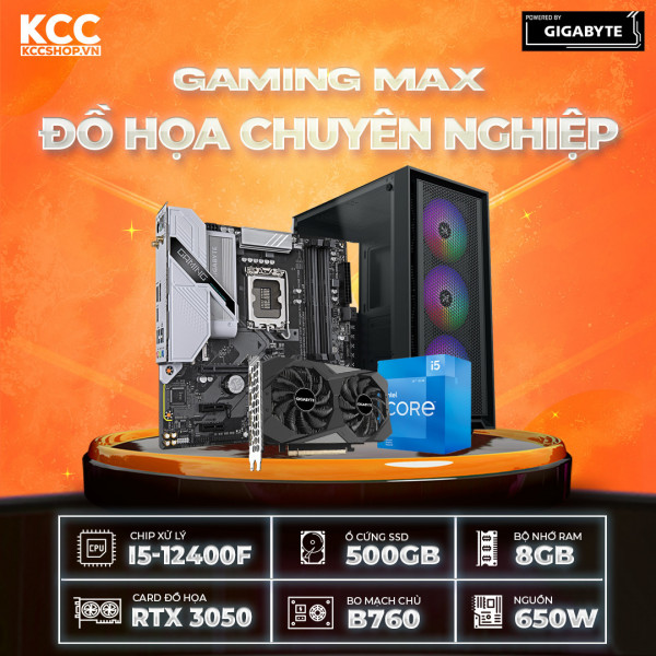 PC KCC Intel i5-12400F / VGA RTX 3050 (Powered by Gigabyte)