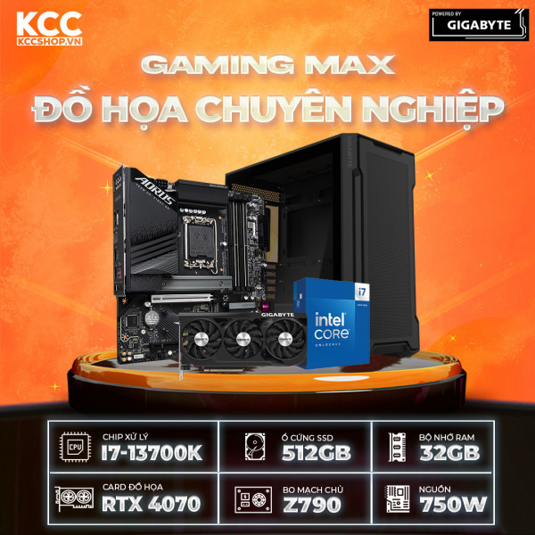 PC KCC Intel i7-13700K / VGA RTX 4070 (Powered by Gigabyte)