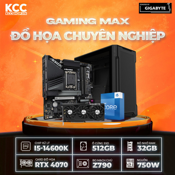 PC KCC Intel i5-14600K / VGA RTX 4070 (Powered by Gigabyte)