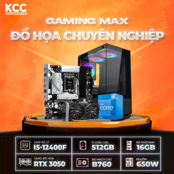 PC KCC Intel I5-12400F / VGA RTX 3050