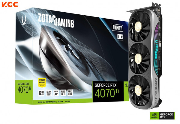 VGA ZOTAC GAMING GeForce RTX 4070 Ti Trinity OC 12GB GDDR6X