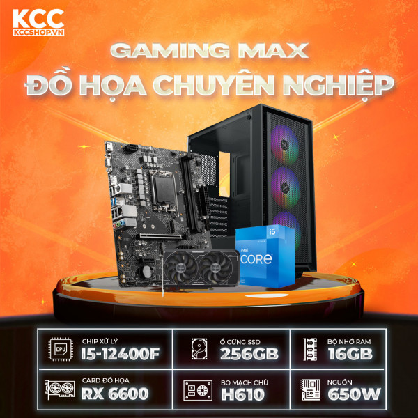 PC KCC Intel I5-12400F / VGA RX 6600