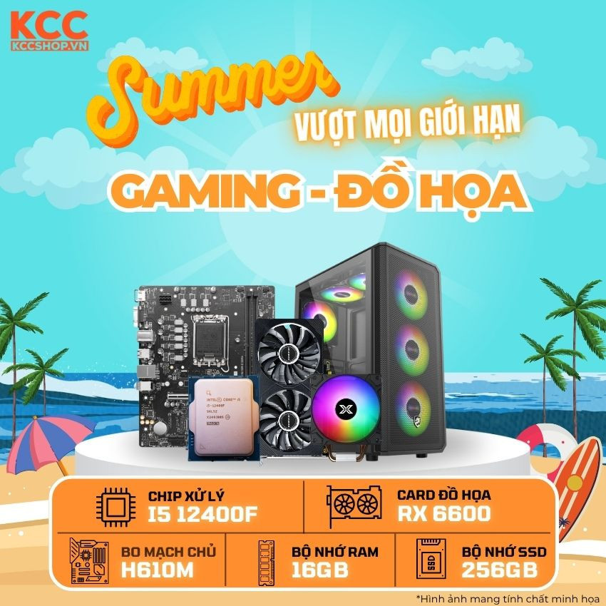 PC KCC Intel I5-12400F/13400F / VGA RX 6600