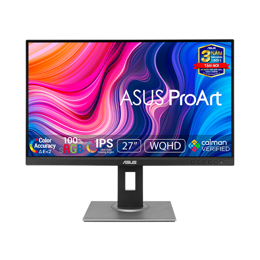 Màn hình Asus ProArt PA278QV (27inch/QHD/IPS/75Hz/5ms/350nits/HDMI+DP+MiniDP+DVI+USB+Audio)