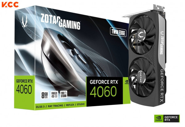 VGA ZOTAC GAMING GeForce RTX 4060 8GB Twin Edge