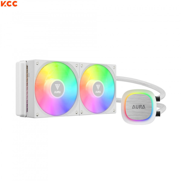 Tản nhiệt nước AIO Gamidias AURA GL240 v2 ARGB WHITE