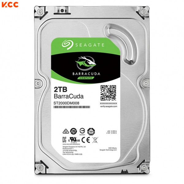 Ổ cứng HDD Seagate BarraCuda Hard Drive 2TB 7200 RPM 256MB cache (ST2000DM008)