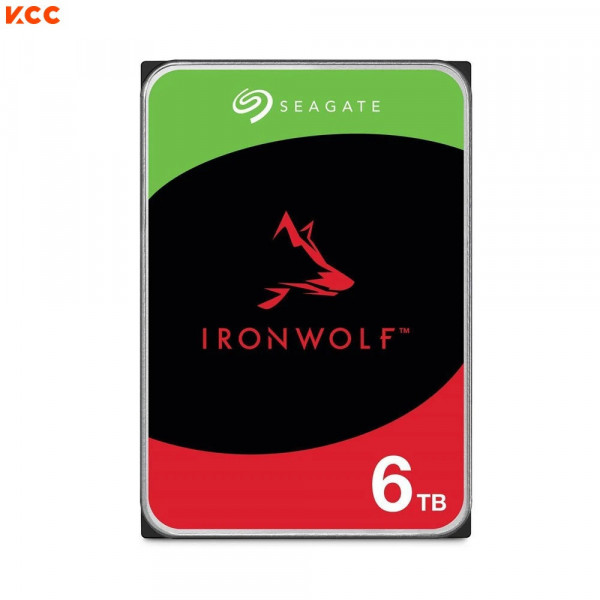 Ổ cứng HDD Seagate IronWolf 6TB, 3.5 inch, 5400RPM, SATA3, 256MB Cache (ST6000VN006)