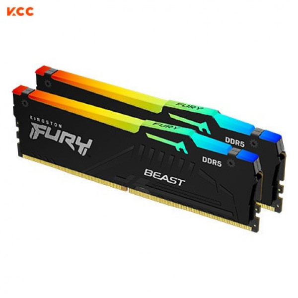 Ram Kingston FURY Beast RGB (KF556C36BBEAK2-16) 16GB (2x8GB) C36 5600MHz DDR5