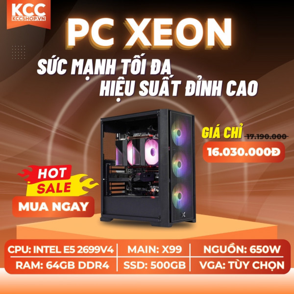 PC KCC Server Xeon E5 2699V4 / X99 F8D (Dual CPU)