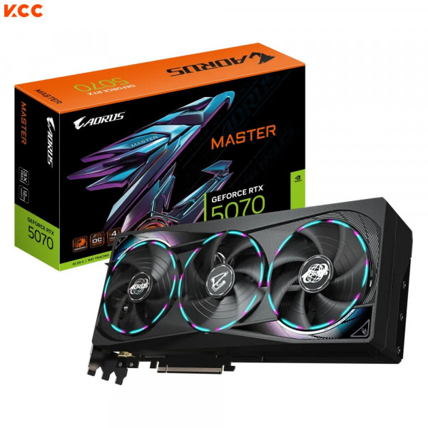 VGA Gigabyte AORUS GeForce RTX 5070 MASTER 12G (GV-N5070AORUS M-12GD)