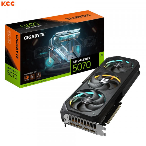 VGA Gigabyte GeForce RTX 5070 GAMING OC 12G (GV-N5070GAMING OC-12GD)