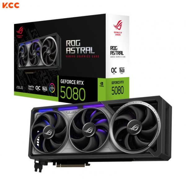 VGA Asus ROG Astral GeForce RTX 5080 16GB GDDR7 OC Edition