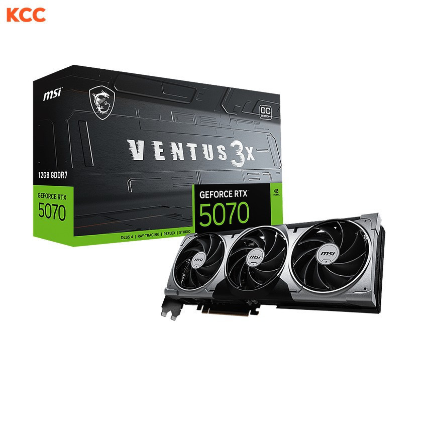 VGA MSI GeForce RTX 5070 12G VENTUS 3X OC
