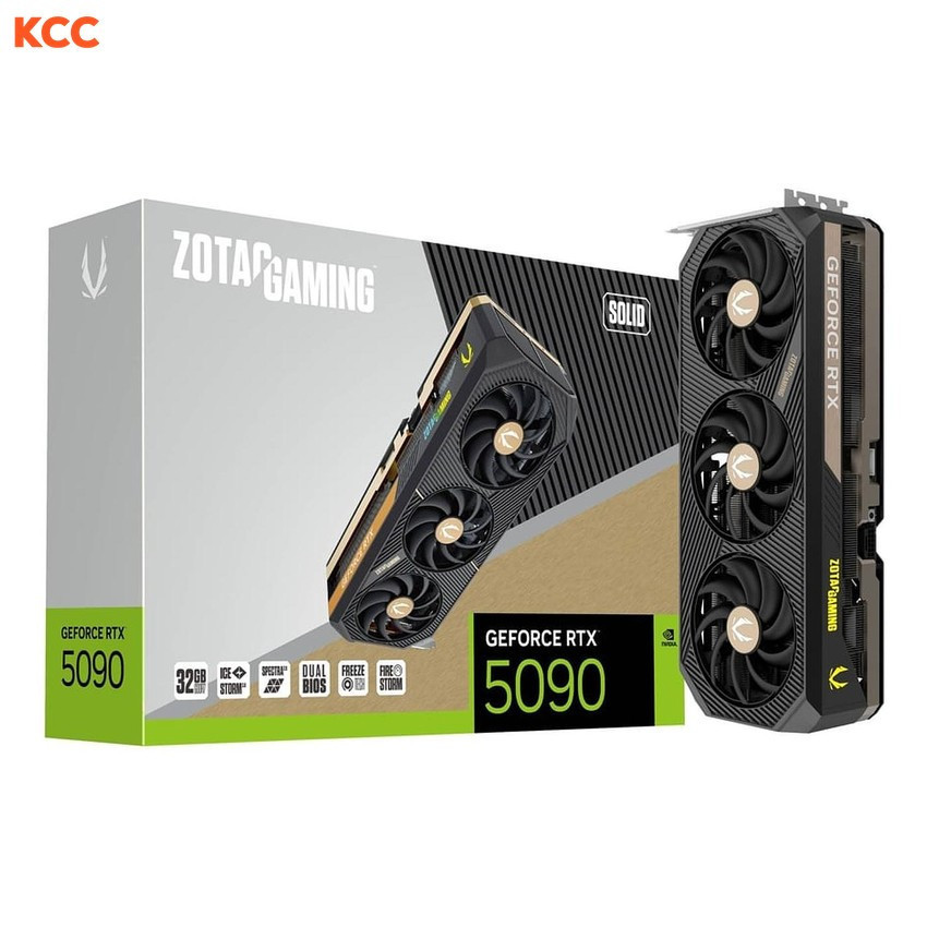 VGA ZOTAC GAMING GeForce RTX 5090 SOLID 32GB GDDR7 (ZT-B50900D-10P)
