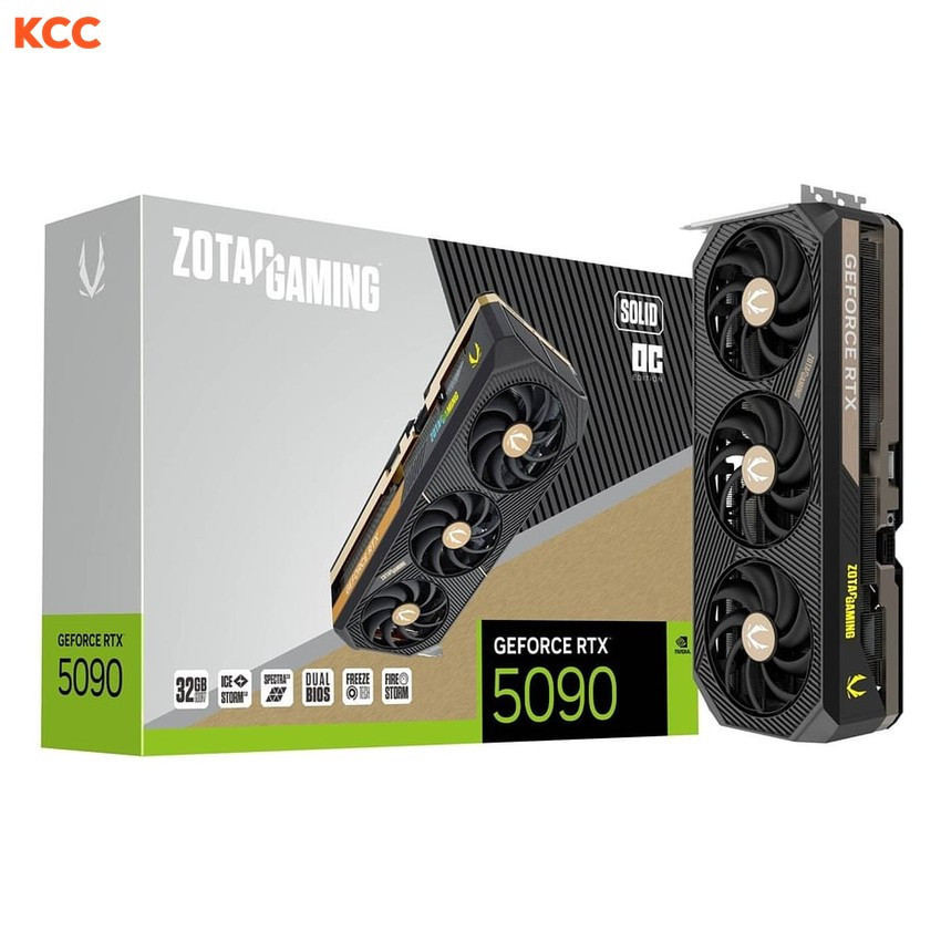 VGA ZOTAC GAMING GeForce RTX 5090 SOLID OC 32GB GDDR7 (ZT-B50900J-10P)