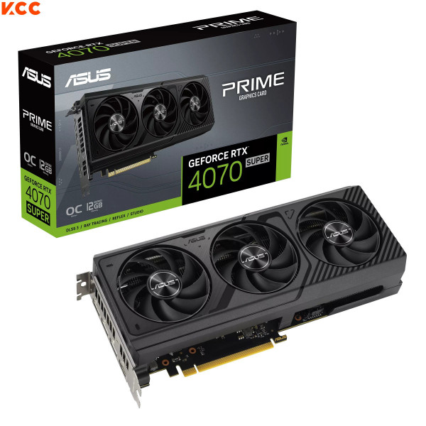 VGA Asus Prime GeForce RTX 4070 SUPER OC Edition 12GB GDDR6X