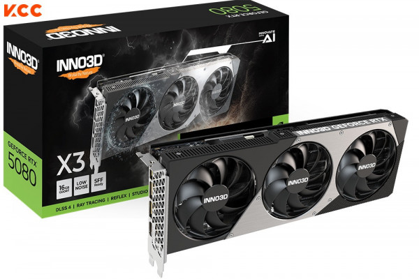 Card màn hình INNO3D GeForce RTX 5080 X3 (N50803-16D7-176068N)