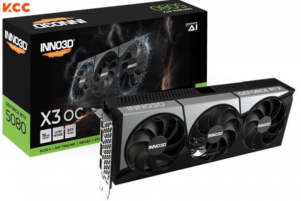 VGA INNO3D GeForce RTX 5080 X3 OC 16GB GDDR7