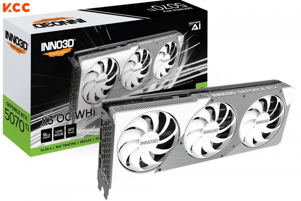 VGA INNO3D GeForce RTX 5070 Ti X3 OC WHITE 16GB GDDR7