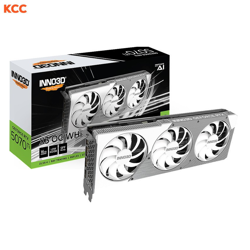VGA INNO3D GeForce RTX 5070 Ti X3 OC WHITE 16GB GDDR7