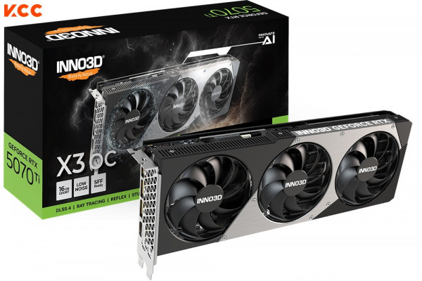 VGA INNO3D GeForce RTX 5070 Ti X3 OC 16GB GDDR7