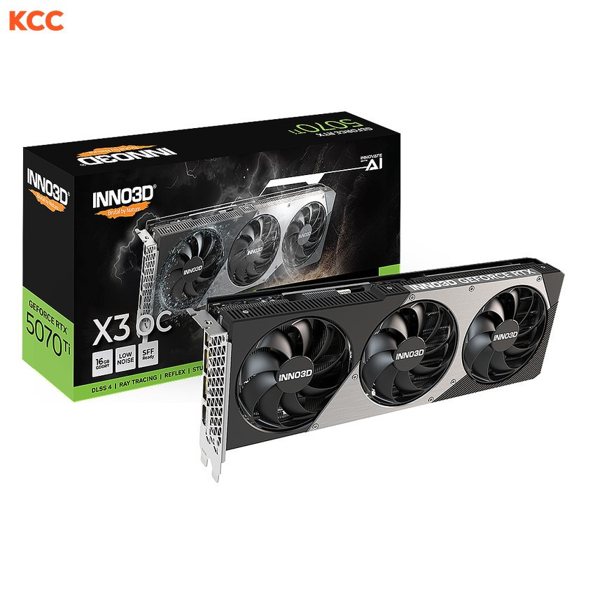VGA INNO3D GeForce RTX 5070 Ti X3 OC 16GB GDDR7
