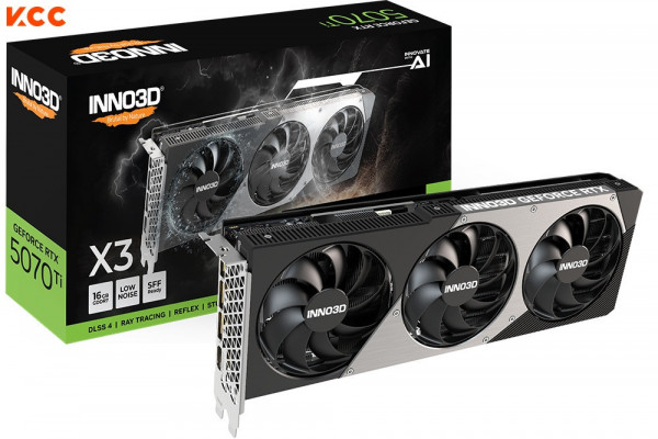 VGA INNO3D GeForce RTX 5070 Ti X3 16GB GDDR7