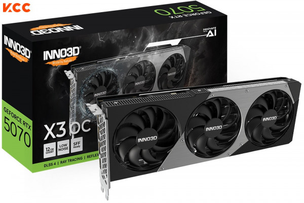 VGA INNO3D GeForce RTX 5070 X3 OC 12GB GDDR7