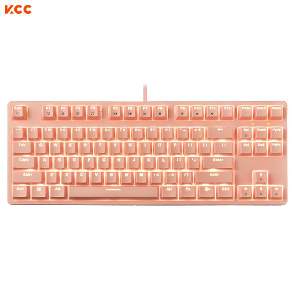 Bàn phím cơ E-DRA EK387L Pink Blue switch