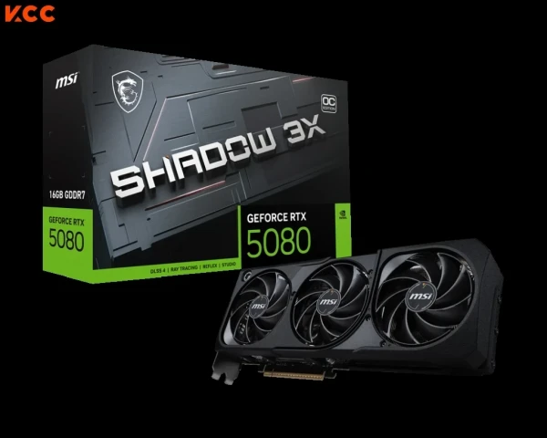 Card màn hình MSI GeForce RTX 5080 16G SHADOW 3X OC