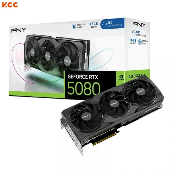 VGA PNY GeForce RTX 5080 OC Triple Fan