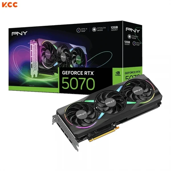 VGA PNY GeForce RTX 5070 ARGB EPIC-X RGB Triple Fan