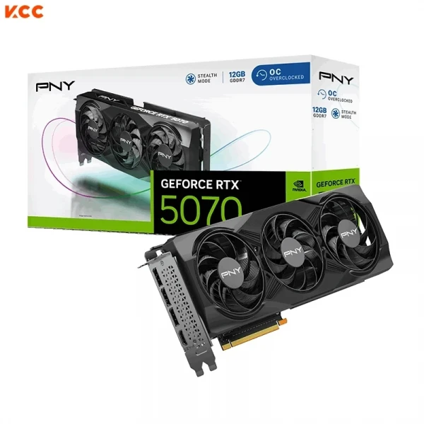 VGA PNY GeForce RTX 5070 OC Triple Fan