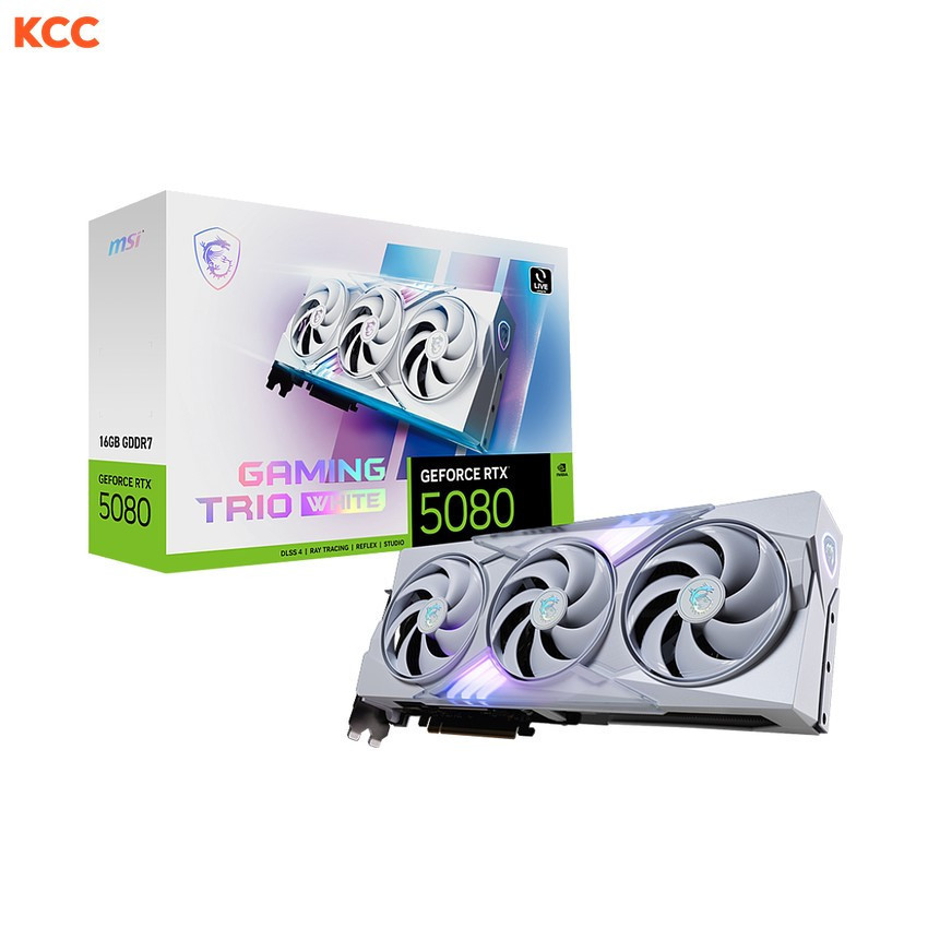 Card màn hình MSI GeForce RTX 5080 16G GAMING TRIO WHITE