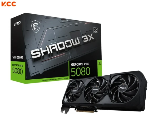 Card màn hình MSI GeForce RTX 5080 16G SHADOW 3X