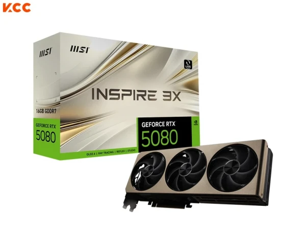 Card màn hình MSI GeForce RTX 5080 16G INSPIRE 3X