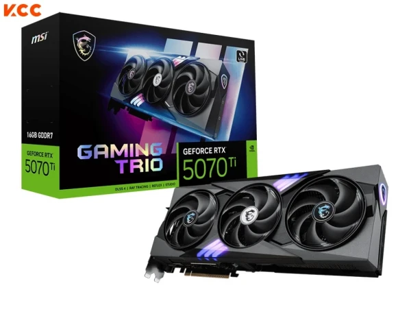 Card màn hình MSI GeForce RTX 5070 Ti 16G GAMING TRIO PLUS