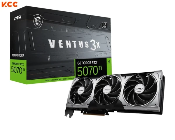 Card màn hình MSI GeForce RTX 5070 Ti 16G VENTUS 3X