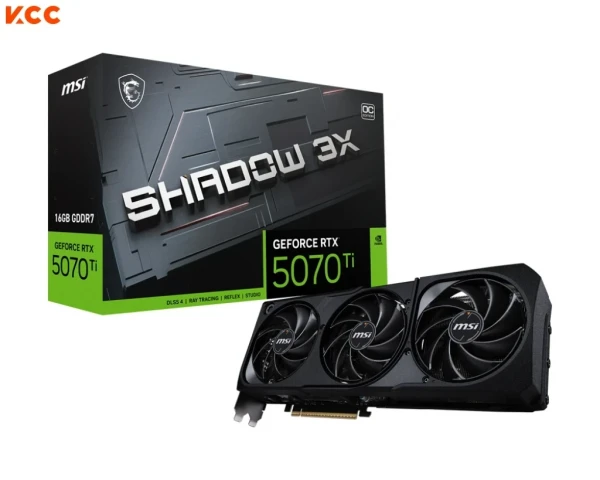 Card màn hình MSI GeForce RTX 5070 Ti 16G SHADOW 3X OC