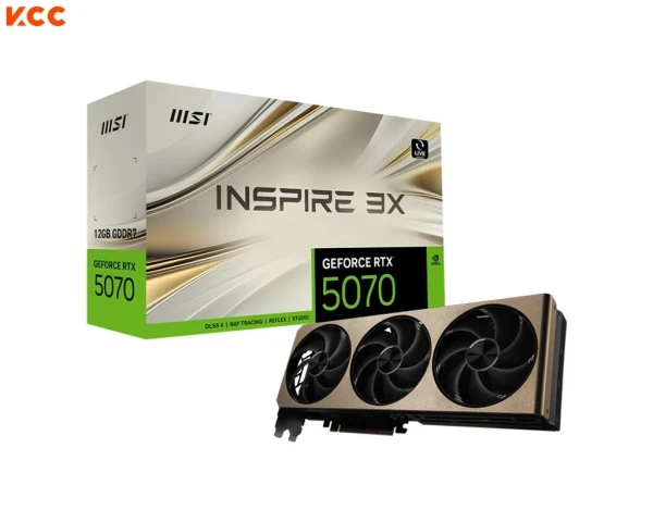 Card màn hình MSI GeForce RTX 5070 12G INSPIRE 3X