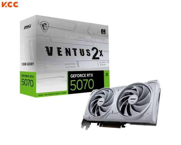 Card màn hình MSI GeForce RTX 5070 12G VENTUS 2X WHITE