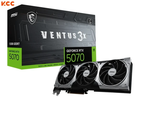 Card màn hình MSI GeForce RTX 5070 12G VENTUS 3X