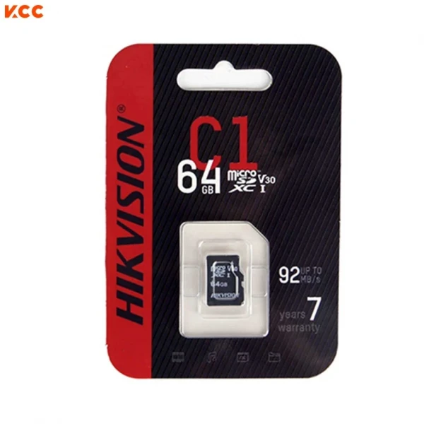 Thẻ Nhớ Hikvision 64GB microSDHC Class 10 and UHS-I / HS-TF - C1/64G