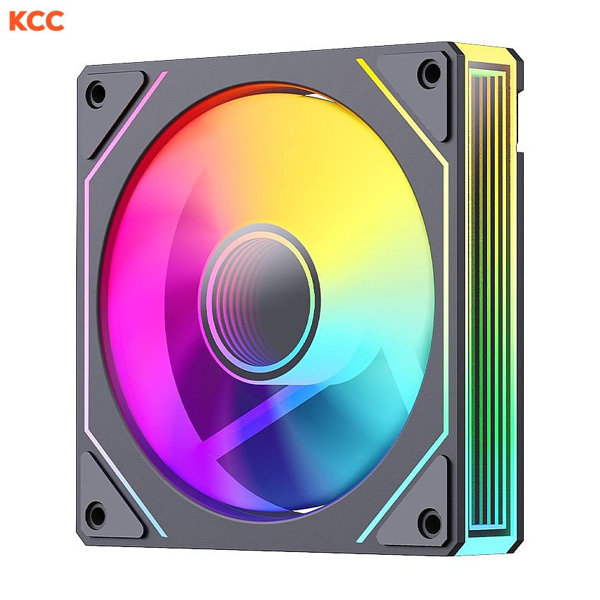 Fan MAGIC SNOWMAN F120 V1 ARGB Black (Fan Ngược)