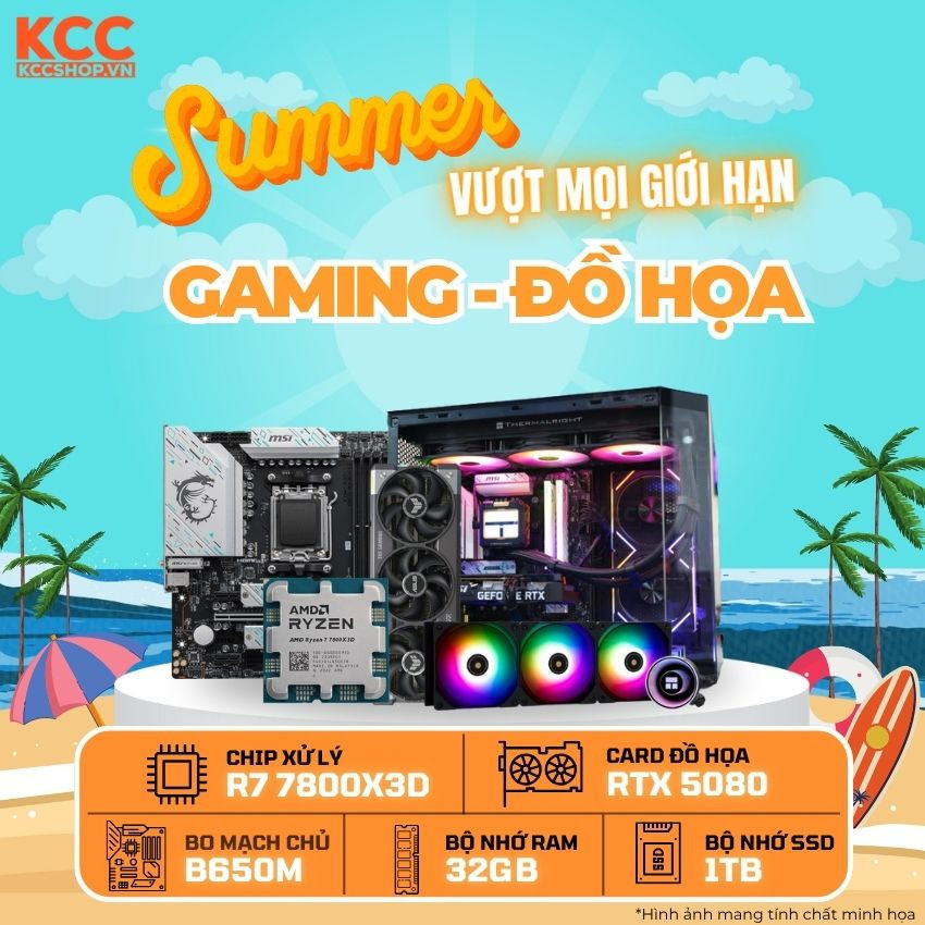 PC KCC AMD R7-7800X3D / VGA RTX 5080