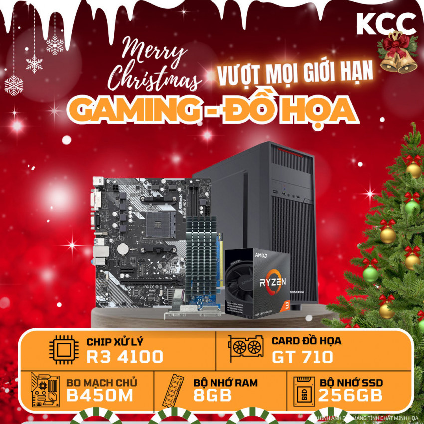 PC KCC AMD R3-4100 / GT 710