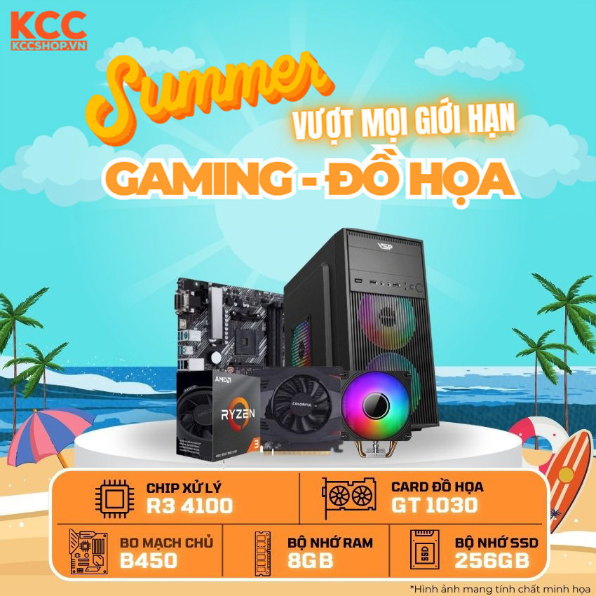 PC KCC AMD R3-4100 / GT 1030