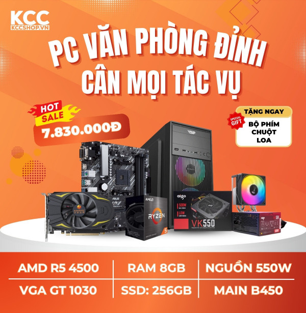 PC KCC AMD R5-4500 / GT 1030