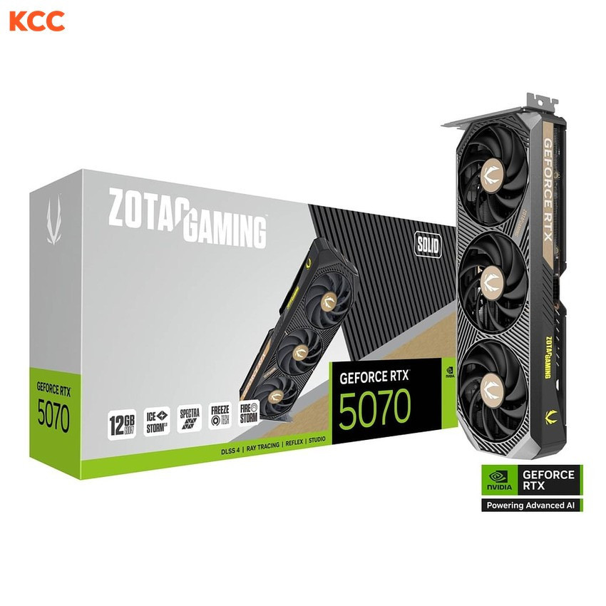 Card màn hình ZOTAC GAMING GeForce RTX 5070 SOLID (ZT-B50700D-10P)
